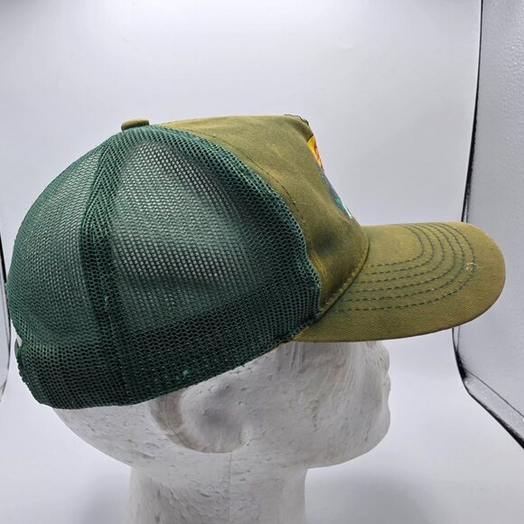 Bass Pro Shops Green Trucker Hat With Mesh Back Snapback Outdoor Fishing - Picture 4 of 10
